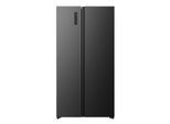 HISENSE Side-by-Side "MS91558", Energieeffizienz: C, schwarz (schwarz inox), B:91,1cm H:178,6cm T:61,5cm, Kühlschränke, MultiAirFlow-System, Side-by-Side