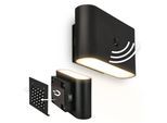 BRILONER LEUCHTEN LED Wandleuchte "CHET 3878015", schwarz (matt, schwarz), Leuchten, LED Wandleuchte