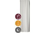 Vorhang HOMING "Galdin" Gr. 1, beige (creme), B:140cm H:245cm, Polyester, Gardinen, Vorhang, Verdunklungsvorhang, blickdicht, Thermo, Energiesparend