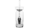 Marinadenpinsel WENKO "Modell Marta", transparent, T:6cm, Glas, Silikon, Lebensmittelpinsel, Marinadenpinsel, Marinadenglas mit Silikonpinsel, ideal beim Kochen & am Grill