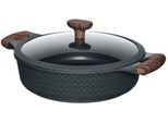 Bräter RESTO KITCHENWARE "Ran, Kochtopf antihaftbeschichtet und spülmaschinenfest", schwarz, B:28cm H:8cm L:39cm Ø:28cm, Töpfe, Bräter, Geeignet für alle Herdarten, auch Induktion, im Geschenkkarton