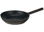 Bratpfanne RESTO KITCHENWARE "Ascella, antihaftbeschichtet und spülmaschinenfest", schwarz (dunkelbraun), H:6cm L:49,5cm Ø:28cm, Pfannen, Bratpfanne, Induktion, für alle Herdarten geeignet