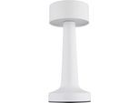 GLOBO LIGHTING LED Tischleuchte "ANGELIKA - Akkutischleuchte", weiß (weiß matt), 1, 1 Stk., Leuchten, Design Tischleuchte, Akku, modern, Akkulampe, CCT, LED Tischleuchte