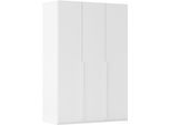 Kleiderschrank "Schrank Garderobe Ankleide Schlafzimmer Flur SERINA Eyecatcher", weiß (alpinweiß), B:151cm H:223cm T:61cm, Holzwerkstoff, LEGER HOME BY LENA GERCKE, Schränke, Kleiderschrank, in 6 Breiten, 3 Ausführungen und mit Front Glas oder Dekor MADE IN GERMANY