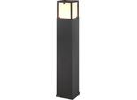 LED Außen-Stehlampe TRIO LEUCHTEN "WITHAM, Outdoor Garten Stehleuchte Höhe 80cm, 14,5W LED, 1450 Lumen", grau (anthrazit), B:15cm H:80cm T:15cm, Leuchten, LED Außen-Stehlampe, Lichtfarbe einstellbar warmweiß bis kaltweiß 2300/3000/4000K, IP54