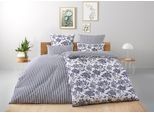 Bettwäsche OTTO HOME "Nordby", blau, B/L: 155cm x 220cm, 1 Stk., 1 Stk., Seersucker, B/L: 80cm x 80cm, 2 Stk., Seersucker, Obermaterial: 100% Baumwolle, Bettwäsche, Bettwäsche, Bettwäsche aus Baumwolle, skandinavisches Design, ab Größe 135x200 cm