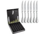 Steakmesser "Altfaden, im Geschenkkarton", silberfarben, B:17,6mm, Edelstahl, PICARD & WIELPÜTZ SOLINGEN, Essmesser, Steakmesser, praktisches Steakmesser-Set