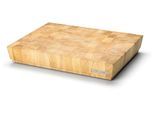 Schneidebrett CONTINENTA, braun (holzfarben), B:36cm H:7,5cm L:48cm, Massivholz, Schneidebretter, Schneidebrett, Hackbrett, Stirnholz 40x30x7,5cm