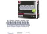 PAULMANN LED-Streifen "MaxLED 500 LED Strip Neutralweiß Basisset", silber (silberfarben), Dioden 640 Stk., Gesamtlänge 10m, Lichterketten, LED-Streifen