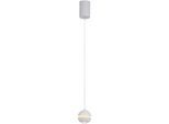 LED Pendelleuchte "LINI", weiß, 1, Ø 10cm H: 23cm, 1 Stk., SCHÖNER WOHNEN-KOLLEKTION, Leuchten, SCHÖNER WOHNEN Kollektion, Comfort-Lift, LED Pendelleuchte