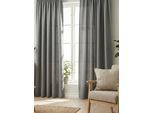 Vorhang WIRTH "Dim out" Gr. 2, grau, B:145cm H:180cm, Polyester, Gardinen, Vorhang