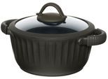Bratentopf RESTO KITCHENWARE "Ascella, Schmortopf antihaftbeschichtet und spülmaschinenfest", braun (dunkelbraun), B:20cm H:9,9cm L:27,5cm Ø:20cm, Töpfe, Bratentopf, Geeignet für alle Herdarten, auch Induktion, im Geschenkkarton