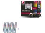 PAULMANN LED-Streifen "MaxLED 1000 LED Strip Full-Line COB 2,5m", silber (silberfarben), Dioden 2.240 Stk., Gesamtlänge 2,5m, Lichterketten, Farbwechsler, Farbsteuerung, LED-Streifen