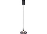 LED Pendelleuchte "POSH", silber (grau), 1, Ø 22cm H: 80cm, 1 Stk., SCHÖNER WOHNEN-KOLLEKTION, Leuchten, SCHÖNER WOHNEN Kollektion, SimplyDim, Memoryfunktion, Comfort-Lift, LED Pendelleuchte
