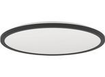 EGLO Deckenleuchte "Rovito Deckenlampe, Deckenbeleuchtung, Badlampe, Kunststoff, IP44", schwarz, 1, Ø 50cm H: 3,2cm, 1 Stk., Leuchten, Wand-/Deckenleuchte - H3,2 x Ø50 cm - schwarz - 16,8W inkl., Deckenleuchte