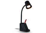 BRILONER LEUCHTEN Schreibtischlampe "PAHU Tischlampe", schwarz (weiß, neutral), Leuchten, Schreibtischlampe