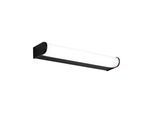 PAULMANN LED Wandleuchte "Selection Bathroom LED Wandleuchte Arneb IP44 3000K 230V 9W", schwarz, 1, H: 4cm, 1 Stk., Leuchten, LED Arneb IP44 9W, LED Wandleuchte