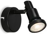 BRILONER LEUCHTEN LED Wandstrahler "LED Spot 1-flammig, Metall, schwarz", schwarz, Leuchten, LED Wandstrahler