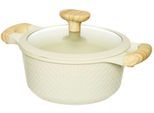 Bratentopf RESTO KITCHENWARE "Ran, Kochtopf antihaftbeschichtet und spülmaschinenfest", beige, B:20cm H:9,5cm L:29,5cm Ø:20cm, Töpfe, Bratentopf, Geeignet für alle Herdarten, auch Induktion, im Geschenkkarton