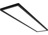 BRILONER LEUCHTEN LED Panel "Slim", schwarz-weiß (matt, schwarz), 1, H: 3cm, Leuchten, LED Deckenlampe, ultraflach, Backlighteffekt, Wohnzimmer, Schlafzimmer, LED Panel