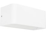 EGLO Wandleuchte "SANIA-Z Wandlampe - Alu, Stahl - LED - 1X10W - IP55", weiß, 1, H: 8cm, 1 Stk., Leuchten, Außenbeleuchtung, Außenwandleuchte, Terrasse, L20 x H8 x AL9 cm, Wandleuchte