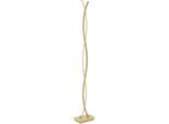 EGLO Stehlampe "LASANA 4 Stehlampe - Stahl, Alu - LED - 36W - IP20", hellbraun, 1, H: 143cm, 1 Stk., Leuchten, Standleuchte, Leselampe, Wohzimmer, Schlafzimmer, L23 x B11 x H143 cm, Stehlampe