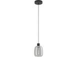 EGLO Hängeleuchte "MOLOCHIO-Z Pendellampe - Stahl - LED - 1X3,7W - IP20", schwarz, 1, Ø 18cm H: 110cm, 1 Stk., Leuchten, Hängelampe, Deckenlampe, Wohnzimmer, Esszimmer, H110 x Ø18 cm, Hängeleuchte