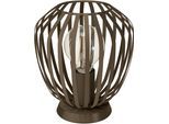EGLO Tischleuchte "ESPINAL Tischlampe - Stahl - E27 - 1X40W - IP20", bronze, 1, Ø 19,5cm H: 22,5cm, 1 Stk., Leuchten, Nachttischlampe, Schreibtischleuchte, Leselampe, H22,5 x Ø19,5 cm, Tischleuchte