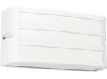 EGLO Wandleuchte "Camarda Wandlampe, Außenbeleuchtung, rechteckige Außenlampe, E27, IP54", weiß, 1, H: 11cm, 1 Stk., Leuchten, Wand-/Deckenleuchte - L22 x H11 x AL9 cm - weiß - 1X40W exkl., Wandleuchte