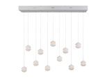 LED Pendelleuchte "LINI", weiß, 11, H: 22cm, 1 Stk., SCHÖNER WOHNEN-KOLLEKTION, Leuchten, SCHÖNER WOHNEN Kollektion, 3-Stufen Dimmer, Comfort-Lift, LED Pendelleuchte