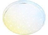 BRILONER LEUCHTEN LED Deckenleuchte "STAR A 3869016", weiß matt, Leuchten, LED Deckenleuchte