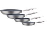 Pfannen-Set GSW "Gastro Quick", grau, Pfannen, Pfannen-Set, Gastro Pfannen-Set aus Aluminium mit Antihaft-Versiegelung