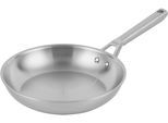 Bratpfanne NINJA "Ninja EverClad Edelstahl-Pfanne C900DE", silber (edelstahlfarben), H:8,6cm L:47,5cm Ø:24cm, Pfannen, Bratpfanne, Entwickelt für den Einsatz unter schwierigsten Kochbedingungen