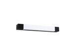 PAULMANN LED Spiegelleuchte "Selection Bathroom Spiegelleuchte Quasar IP44 3000K 230V 7,5W", schwarz (schwarz, weiß), 1, H: 4,5cm, 1 Stk., Leuchten, Badezimmerleuchte, LED Spiegelleuchte