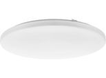 EGLO LED Deckenleuchte "FRANIA-Z Deckenlampe - Stahl - LED - 30W - IP20", weiß, 1, Ø 50cm H: 7,5cm, 1 Stk., Leuchten, Wohzimmerlampe, Esszimmerlampe, Flur, Schlafzimmer, H7,5 x Ø50 cm, LED Deckenleuchte