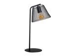 NÄVE Tischleuchte "Korie", schwarz, 1, Ø 20cm H: 50cm, 1 Stk., Leuchten, Metallgeflechtschirm, exkl. 1x E27, H: 50cm, Zuleitung schwarz 180cm, Tischleuchte