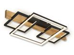 BRILONER LEUCHTEN Deckenleuchte "CADRE Deckenleuchte", schwarz (weiß, neutral), Leuchten, Deckenleuchte