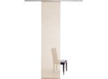 Schiebegardine HOMING "Manhattan", beige (creme), B:60cm H:245cm, Polyester, Gardinen, Schiebegardine, modern, Wohnzimmer, Schlafzimmer