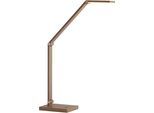 PAUL NEUHAUS LED Tischleuchte "SAMSKY", bronze, 1, H: 30cm, 1 Stk., Leuchten, Touchdimmer, CCT 2700-5000K, Memoryfunktion, Höhenverstellbar, LED Tischleuchte