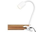 BRILONER LEUCHTEN Schreibtischlampe "FLEKS Tischlampe", weiß (weiß, neutral), Leuchten, Schreibtischlampe