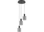 EGLO Hängeleuchte "GOROSIBA Pendellampe - Stahl - E27 - 3X40W - IP20", schwarz, 3, Ø 41cm H: 130cm, 1 Stk., Leuchten, Hängelampe, Deckenlampe, Wohnzimmer, Esszimmer, H130 x Ø41 cm, Hängeleuchte
