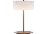 PAUL NEUHAUS LED Tischleuchte "MARIKA", sand, 1, Ø 20cm H: 33cm, 1 Stk., Leuchten, Touchdimmer, Memoryfunktion, LED Tischleuchte