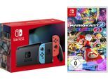 NINTENDO SWITCH Konsolen-Set "Switch Neon-Rot/Neon-Blau inkl. Mario Kart 8 Deluxe", bunt (neonrot, neonblau), B:23,9cm H:10,2cm T:1,39cm, Spielekonsolen, Konsolen-Set