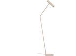 EGLO Stehlampe "Caminia LED Stehlampe, sandfarben und gold, GU10, Eck Standleuchte", beige (braun), 1, H: 158,5cm, 1 Stk., Leuchten, Stehleuchte - L40,5 x B27 x H158,5 cm - 1X4,7W inkl., Stehlampe