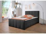 Boxbett HOME AFFAIRE "Hanelore inkl. Bettkasten und Topper", schwarz, B:152cm L:220cm, Komplettbetten, Boxbett, Boxbett mit Bettkasten und Fußteil, inkl. Topper