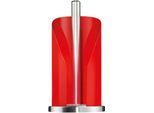 Küchenrollenhalter WESCO "Papierrollenhalter, Höhe ca. 30 cm", rot, H:30cm Ø:15,5cm, Küchenrollenhalter, Küchenrollenhalter, für handelsübliche Küchenpapierrollen oder 2-3 Toilettenpapierrollen