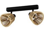 EGLO Deckenleuchte "KEELBY Spotlampe - Stahl - E14 - 2X40W - IP20", schwarz, 2, H: 14cm, 1 Stk., Leuchten, Deckenlampe, Deckenstrahler, Strahler, L30 x B4,5 x H14 cm, Deckenleuchte