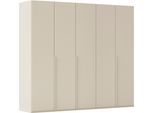 Kleiderschrank "Schrank Garderobe Ankleide Schlafzimmer Flur SERINA Eyecatcher", beige (beige (champagner)), B:251cm H:223cm T:61cm, Holzwerkstoff, LEGER HOME BY LENA GERCKE, Schränke, Kleiderschrank, in 6 Breiten, 3 Ausführungen und mit Front Glas oder Dekor MADE IN GERMANY