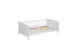 My Baby Lou Bodenbett , Weiss , Holz , Buche,Birke, Buche , Hartholz,massiv, Sperrholz , Uni , 76x50x145 cm , Europäischer Sicherheitsstandard , nicht verstellbar,bodentiefer Einstieg , Baby- und Kindermöbel, Kinderzimmer & Jugendzimmer, Kinderbetten, Bodenbett