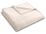 Wohndecke BIEDERLACK "Feel Cord", feel pearl, B:150cm L:200cm, Baumwolle, Polyacryl, Polyester, Wohndecken, Wohndecke, mit schöner Hoch-Tief-Struktur